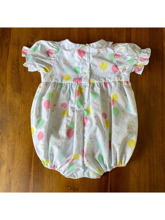 THE BEAUFORT BONNET COMPANY Balloons Romper Girls 2T 2 NEW Holly Day Bubble NWT - Picture 2 of 10